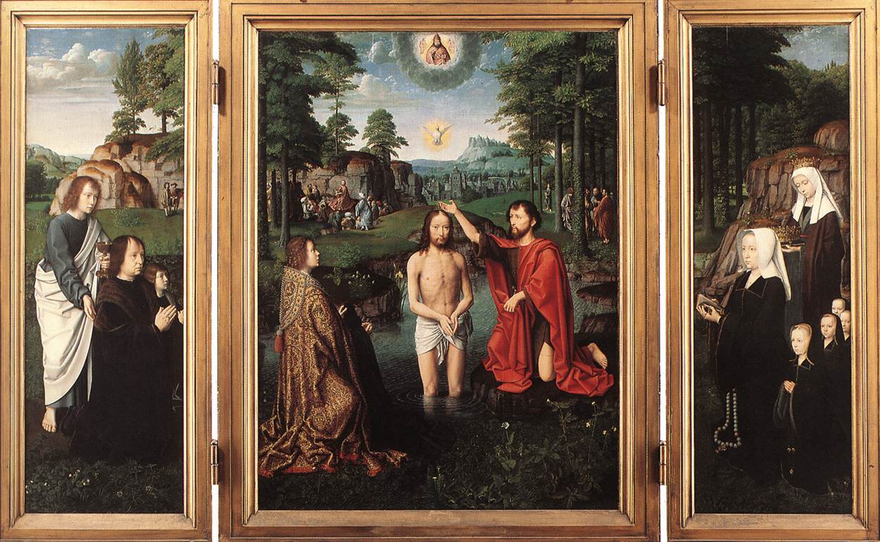 Triptych of Jan Des Trompes  sdf